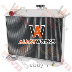 For 1941-1952 Jeep Willys MB/CJ-2A/M38 Ford GPW CC5241 Aluminum 3 Row Radiator