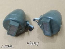 For JEEP MILITARY FORD GPW WILLYS MB BLACKOUT CAT EYE MARKER LIGHT PAIR -A1436/7
