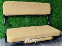 For Jeep Flat Fender MB GPW Replacement Back Seat Frame + Cushion OD Green A2782