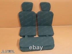 For Jeep Willys Ford MB GPW Complete Seat Cushion Set WithBack Pouch Canvas G503