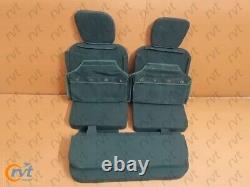 For Jeep Willys Ford MB GPW Complete Seat Cushion Set WithBack Pouch Canvas G503
