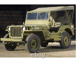 For Jeep Willys Ford MB GPW High Quality Canvas Soft Top G-503- OD/Olive Green