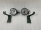 For Willys Jeep Mb Ford Gpw Headlight Light With Bracket Pair Left & Right # Us