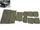 For Willys Jeep Mb Ford Gpw Top + Cushion Set G-503-wwii Od Green 750 Gsm Canvas