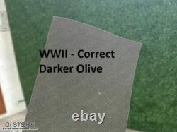 For Willys Jeep MB Ford GPW Top + Cushion Set G-503-WWII OD Green 750 GSM Canvas