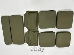 For Willys Jeep MB Ford GPW Top + Cushion Set G-503-WWII OD Green 750 GSM Canvas