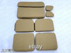For Willys Jeep MB Ford GPW Top + Cushion Set G-503-WWII OD Green 750 GSM Canvas