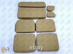 For Willys Jeep MB Ford GPW Top + Cushion Set G-503-WWII OD Green 750 GSM Canvas