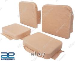 For Willys Jeep MB M38 Ford GPW Front Seat Cover Set Canvas Tan No Foam ECs