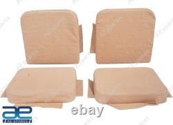 For Willys Jeep MB M38 Ford GPW Front Seat Cover Set Canvas Tan No Foam ECs