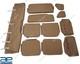 For Willys Jeeps Ford Mb Gpw Canvas Top & Cushion Set G-503 +free Back Pouch Aes