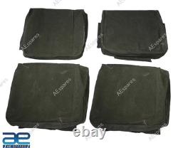 For Willys Jeeps MB M38 Ford GPW Front Seats Canvas Covers Green No Foam