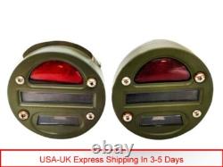 For Willys MB Ford GPW Jeep Truck Cat Eye Rear Tail Light 4 2Unit Set