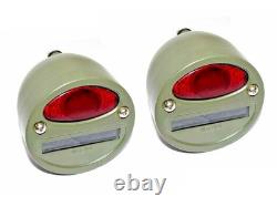 For Willys MB Ford GPW Jeep Truck Military Cat Eye Rear Tail Light 4 Pair