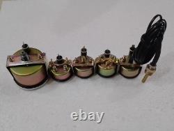 For Willys MB Jeep Ford GPW Miles Speedometer Temp Oil Fuel Amp-OLIVE Gauges Kit