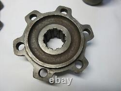 Ford GPW Jeep F Marked Hub Axle Drive Flange and Dust Cap Pair Original