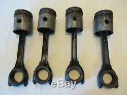 Ford GPW Jeep L134 Motor Pistons and Connecting Rods F