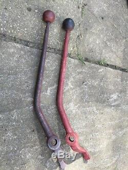 Ford GPW Jeep Original WW2 Issued Transfer Case levers