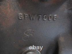 Ford GPW Jeep T84 Transmission Assembly GPW 7006 F Marked
