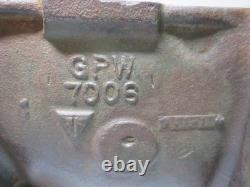 Ford GPW Jeep T84 Transmission Housing and Parts GPW 7006 Original