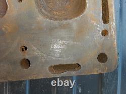 Ford GPW Jeep WWII engine head F MARKED as found