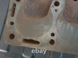 Ford GPW Jeep WWII engine head F MARKED as found