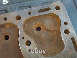 Ford GPW Jeep WWII engine head F MARKED as found