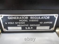 Ford GPW Jeep Willys MB G508 CCKW G506 Chevy GMC Voltage Regulator 1118502 NOS