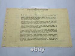 Ford GPW Jeep Willys MB Historical Document 1943 MBT Trailer Title