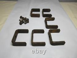 Ford GPW Jeep Willys MB Leaf Spring Clamps with Rivets Lot of 6