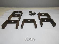 Ford GPW Jeep Willys MB Leaf Spring Clamps with Rivets Lot of 6
