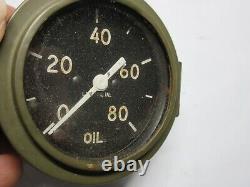 Ford GPW Jeep Willys MB Oil Pressure Gauge 1506359 GMC Truck WWII