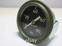 Ford GPW Jeep Willys MB Oil Pressure Gauge 1506359 GMC Truck WWII
