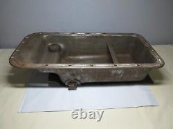 Ford GPW Jeep Willys MB Slat Grill Original Early War Riveted L134 Motor Oil Pan
