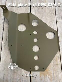 Ford GPW Skid plate NEW MADE GPW5391-B G503 Jeep Willys