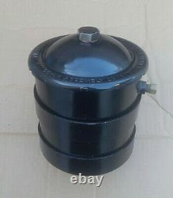 Ford GPW & Willys jeeps oil filter housing purolator & clamps. Used. Taken care of