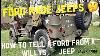 Ford Jeep Learn The Differences Between The Willys U0026 Ford Wwii Gpw From Owner U0026 Gi Re Enactor