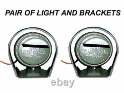 Ford Jeep Willys Drive Head Lamp+bracket Unit 41-45 Gpw 4.5 (u)