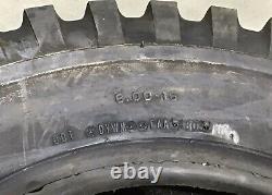 Ford Script 6.00-16 Tires Low Mileage Takeoff Set of 4 For WW2 Jeep Ford GPW