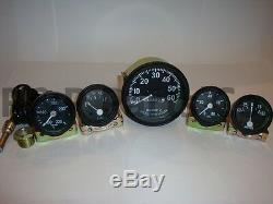 Gauge combo for Willys MB Jeep Ford CJ GPW Black Speedometer Temp Oil Fuel Amp