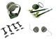 Head Lamp+latch Kit+cat Eye+mirror Kit Fit For Willys For Jeep 41-45 Mb Ford Gpw
