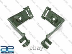 Headlight Light + Bracket Pair Left & Right For Willys Jeeps MB Ford Gpw F