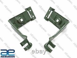 Headlight Light + Bracket Pair Left & Right For Willys Jeeps MB Ford Gpw F AEs
