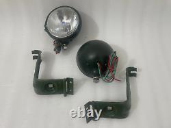 Headlight Light with Bracket Pair Left & Right Fit For Willys Jeep MB Ford GPW