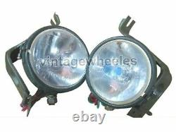 Headlight Light with Bracket Pair Left & Right Fits For Willys Jeep MB Ford GPW