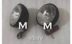Headlight Light with Bracket Pair Left & Right Fits willys jeep MB ford GPW F