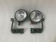Headlight Light With Bracket Pair Left & Right For Willys Jeep Mb Ford Gpw