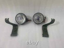 Headlight Light with Bracket Pair Left & Right fits willys jeep MB ford GPW
