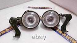 Headlight Light with Bracket Pair Left & Right fits willys jeep MB ford GPW