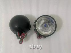 Headlight Light with Bracket Pair Left & Right fits willys jeep MB ford GPW F